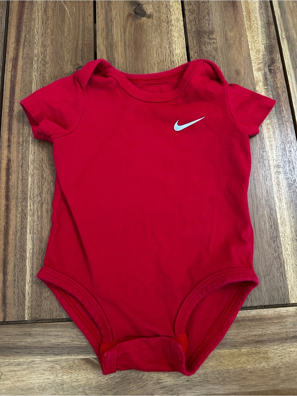 Nike Red Baby One-Piece Bodysuit size 6m